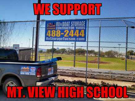 Tucson RV Storage supports Mt. View High School