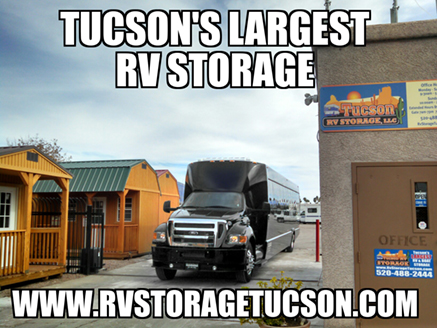 Tucson's largest RV storage